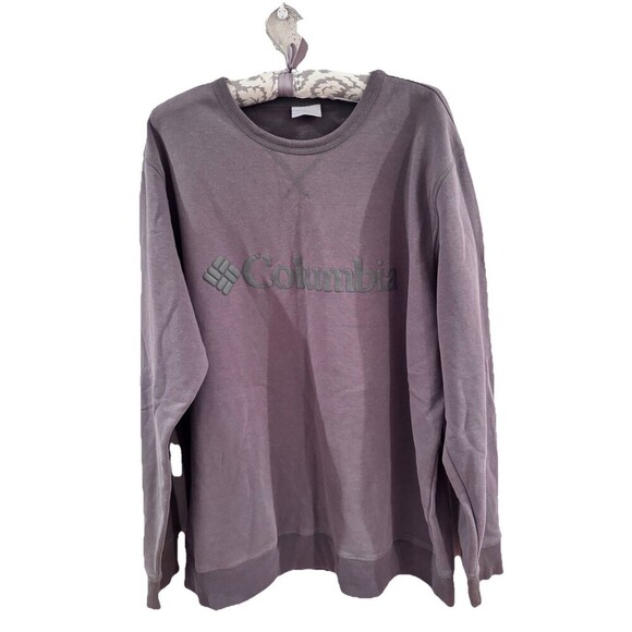 Columbia Men’s Logo Fleece Crew Sweatshirt XL Spellout - Picture 2 of 7